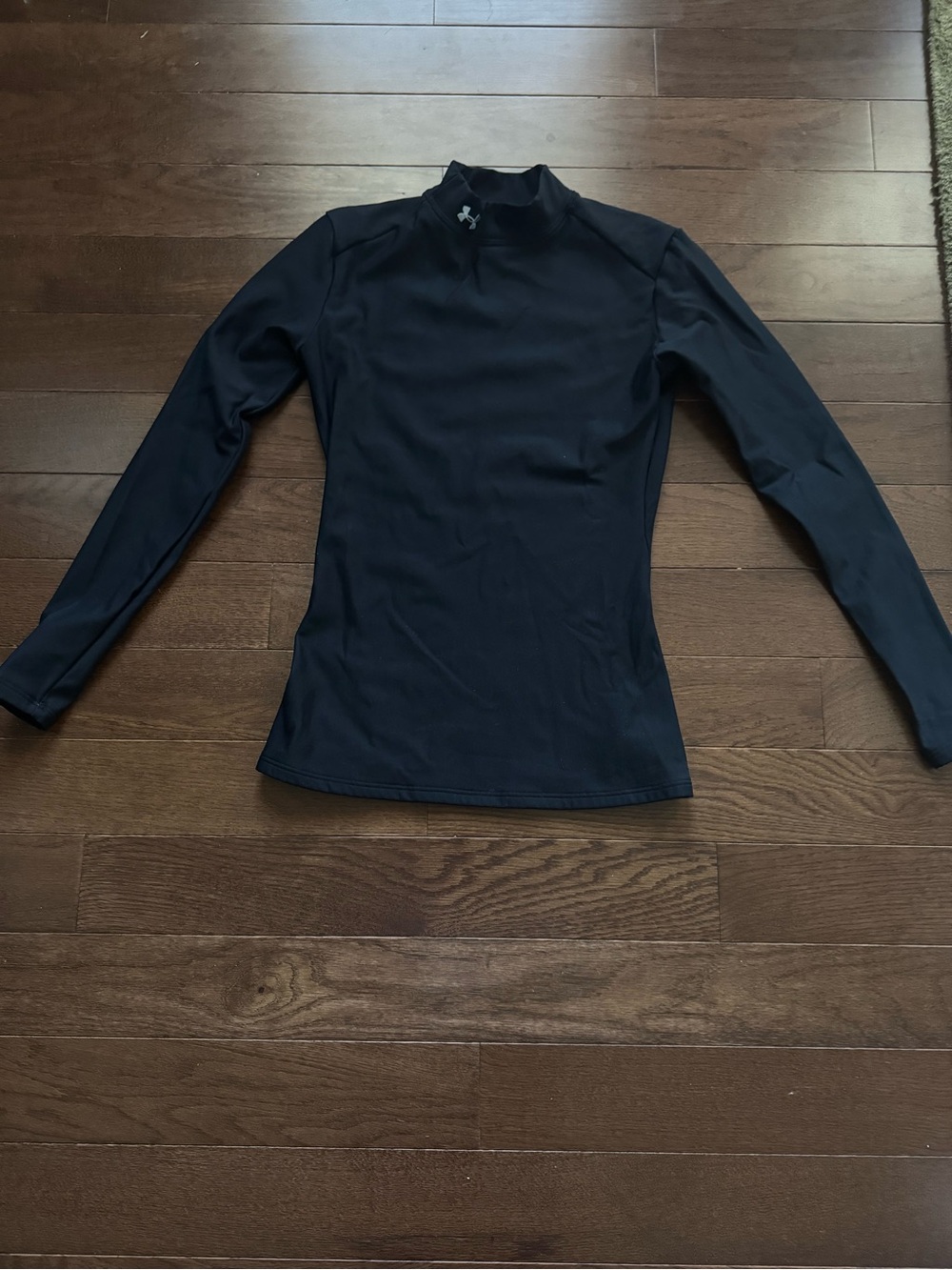 Under Armour Black ColdGear Mock Neck Top